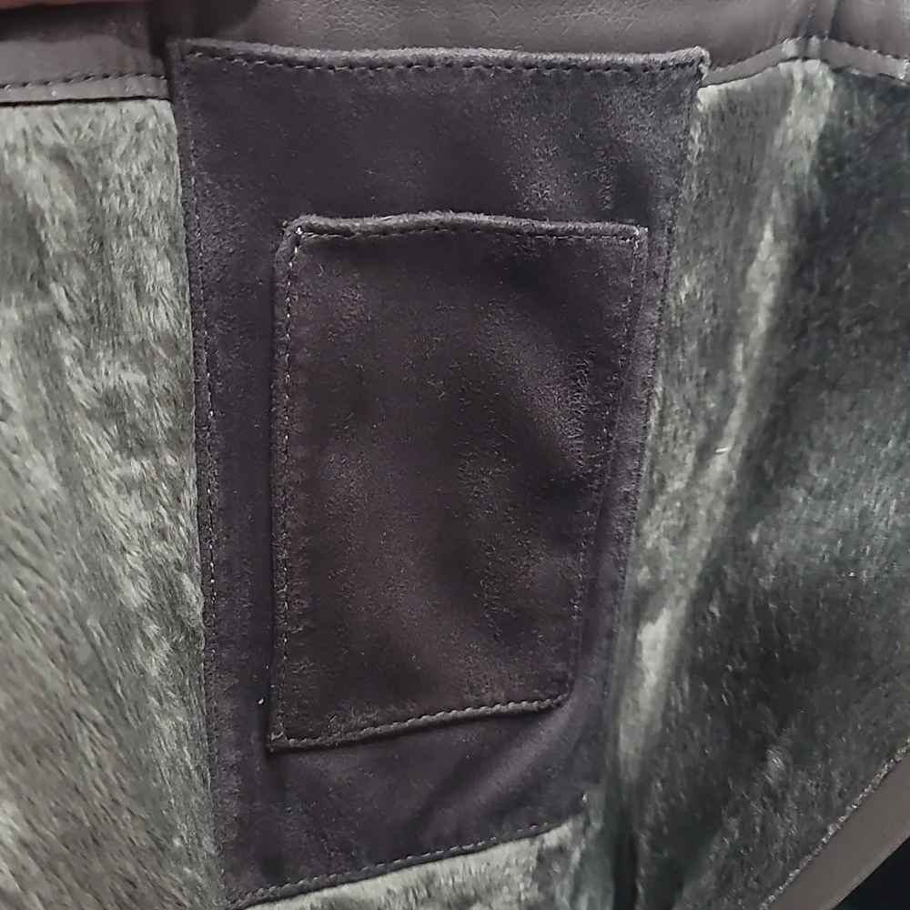Dream Pairs Women's Paris slouch boots in grey faux leather